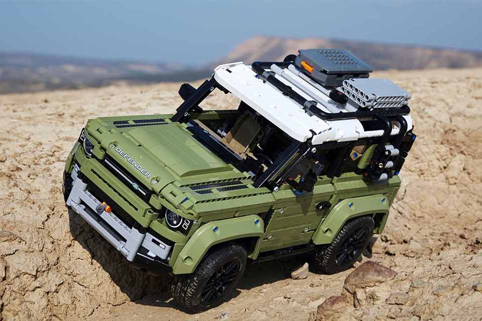 Land Rover Defender i lego
