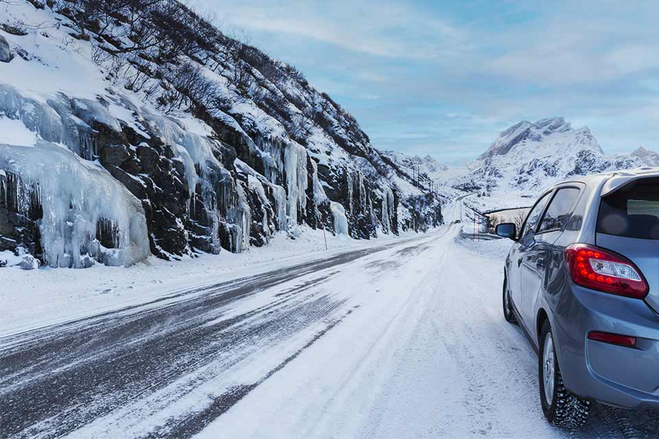 Bil i Norge om vinteren