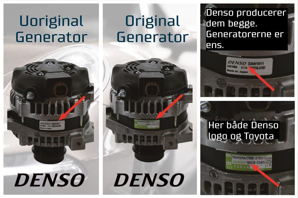 Uoriginal generator vs Original generator